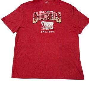 Oklahoma Sooners Red Short Sleeve Tee